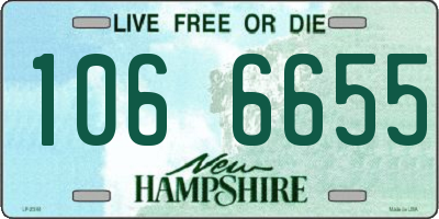 NH license plate 1066655