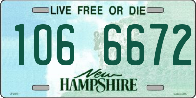 NH license plate 1066672