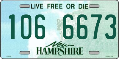 NH license plate 1066673