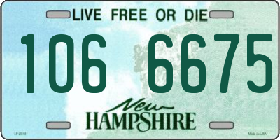 NH license plate 1066675