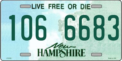 NH license plate 1066683