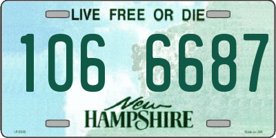 NH license plate 1066687