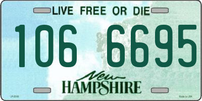 NH license plate 1066695
