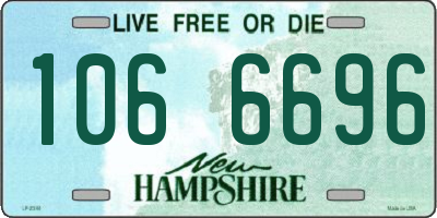 NH license plate 1066696