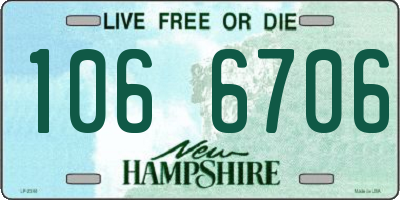 NH license plate 1066706