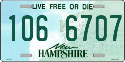 NH license plate 1066707