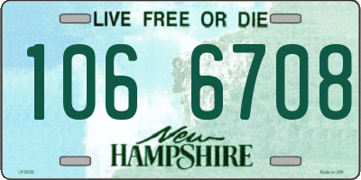 NH license plate 1066708