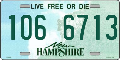 NH license plate 1066713