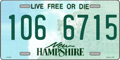 NH license plate 1066715