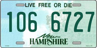 NH license plate 1066727