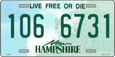 NH license plate 1066731
