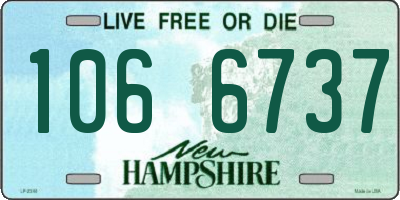 NH license plate 1066737