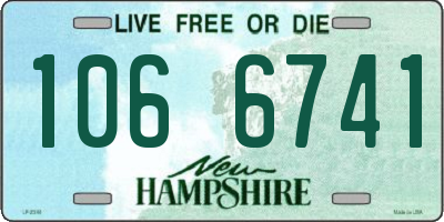 NH license plate 1066741