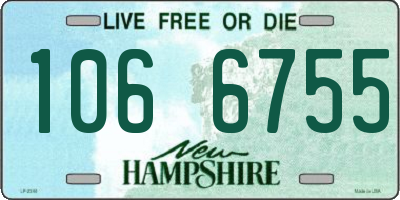 NH license plate 1066755