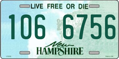 NH license plate 1066756