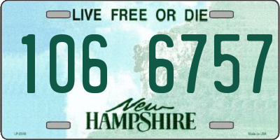 NH license plate 1066757