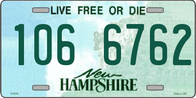 NH license plate 1066762