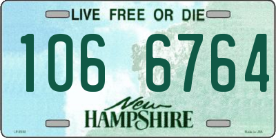 NH license plate 1066764