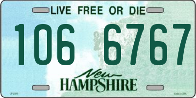 NH license plate 1066767