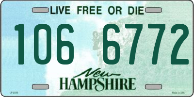 NH license plate 1066772