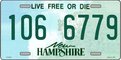 NH license plate 1066779