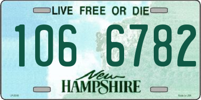 NH license plate 1066782