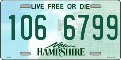 NH license plate 1066799