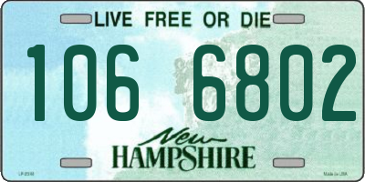 NH license plate 1066802
