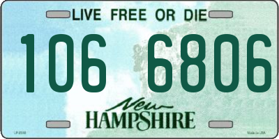 NH license plate 1066806