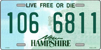 NH license plate 1066811