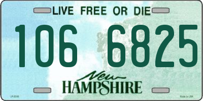 NH license plate 1066825