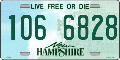 NH license plate 1066828