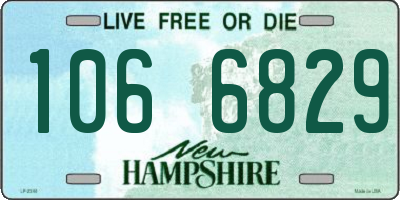 NH license plate 1066829