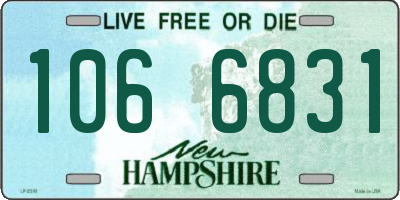 NH license plate 1066831