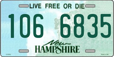 NH license plate 1066835