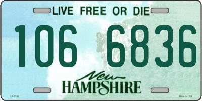 NH license plate 1066836