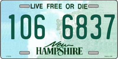 NH license plate 1066837