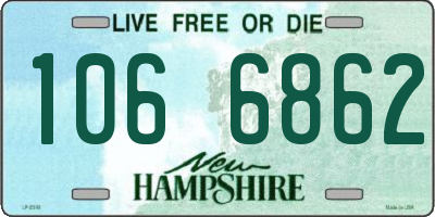 NH license plate 1066862