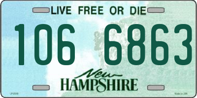 NH license plate 1066863
