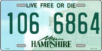 NH license plate 1066864