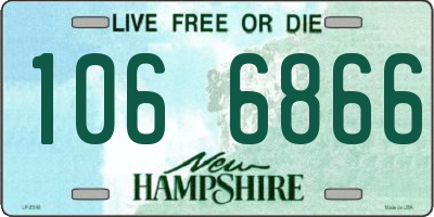 NH license plate 1066866
