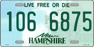 NH license plate 1066875