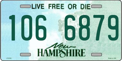 NH license plate 1066879