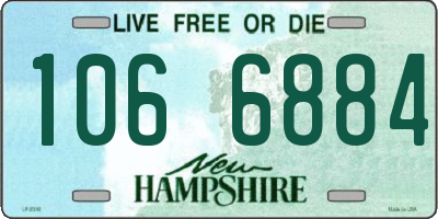 NH license plate 1066884