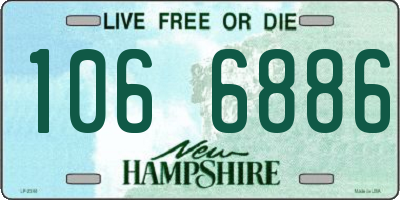 NH license plate 1066886