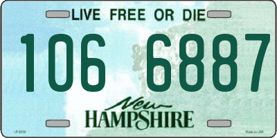 NH license plate 1066887