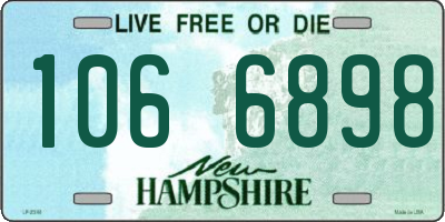 NH license plate 1066898