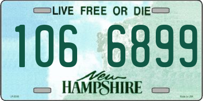 NH license plate 1066899