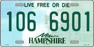 NH license plate 1066901