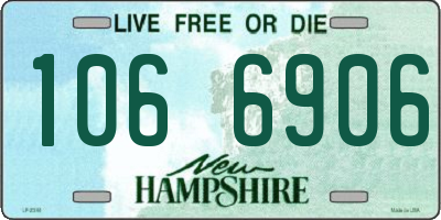 NH license plate 1066906